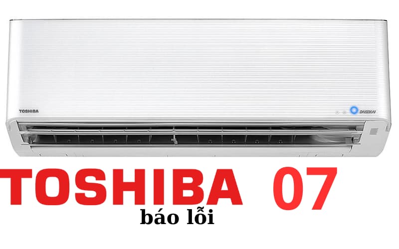 Lỗi 07 máy giặt Toshiba là tín hiệu hoạt động lỗi giữa chừng