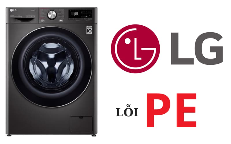 Lỗi PE máy giặt LG