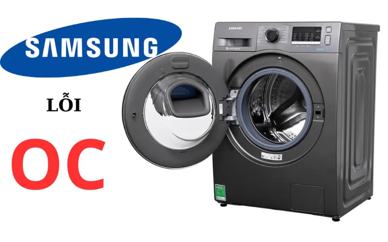 Lỗi OC máy giặt Samsung