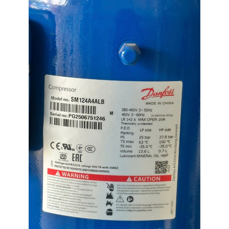 máy nén lạnh Danfoss SM124A4ALB