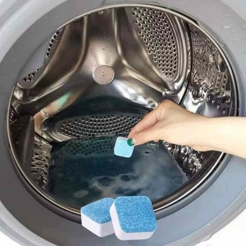 vệ sinh máy giặt bằng viên tẩy