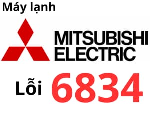 Lỗi 6834 máy lạnh Mitsubishi