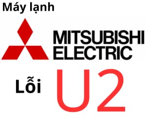 Lỗi U2 máy giặt Mitsubishi