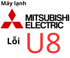 Lỗi U8 máy lạnh Mitsubishi