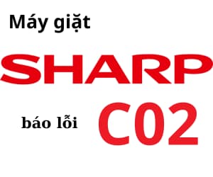 Lỗi C02 máy giặt Sharp