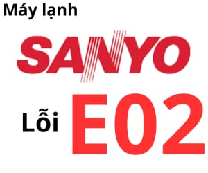 Lỗi E02 máy lạnh Sanyo