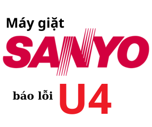 Lỗi U4 máy giặt Sanyo 