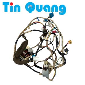 Bộ dây điện, nguồn máy giặt Lg cửa ngang F1407NMPW tháo máy 