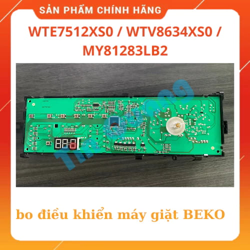 Bo mạch điều khiển máy giặt Beko WTE7512XS0 / WTV8634XS0 / MY81283LB2