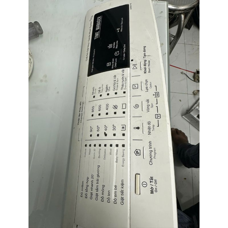 Bo phím, hiển thị máy giặt cửa ngang Electrolux EWF10743 10843