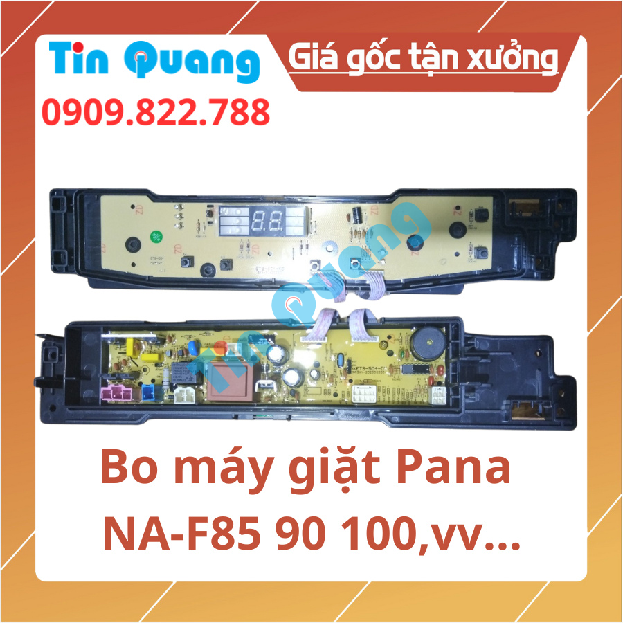 Bo Mạch Máy Giặt Panasonic 6 phím NA- F80 85 90B3 100 115A 135X1 S3 B3 B4 S5 cong