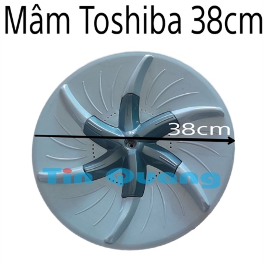 Mâm máy giặt TOSHIBA 38cm dùng cho máy 9kg đến 10kg