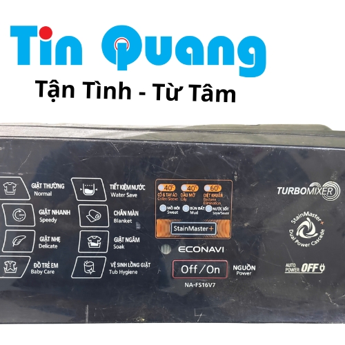 Mặt nạ, mặt phím, taplo máy giặt Panasonic NA-FS16V7