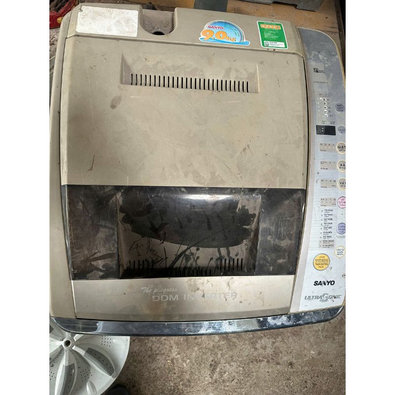 Mặt nạ kèm mặt phím máy giặt sanyo Aqua ASW-D900HT , DQ900HT