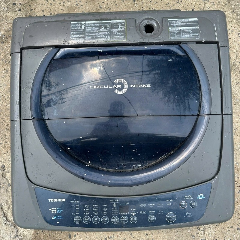 Mặt nạ phím nhựa máy giặt Toshiba cửa trên 9kg AW-H1000GV tháo máy