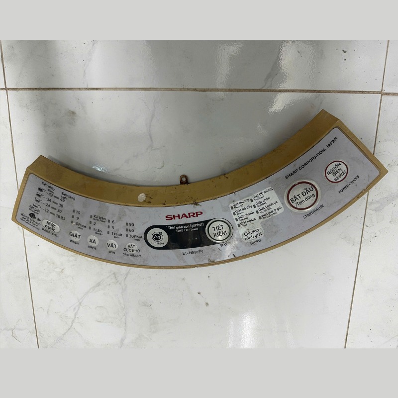 Mặt phím nhựa máy giặt Sharp ES-N820FV-H tháo máy
