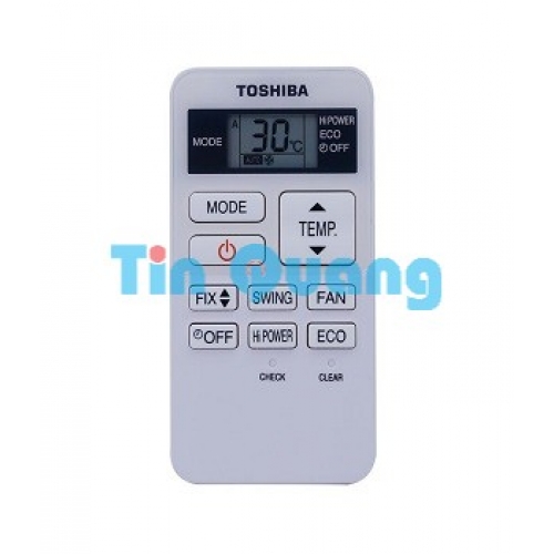 Remote điều khiển điều hòa máy lạnh TOSHIBA chữ nhật - 1 chiều U2KSG,DK-CK-KK-FKCVG